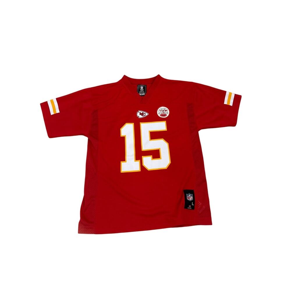 NFL Kansas City Chiefs Patrick Mahomes Red Jersey Size Youth Large (14/16)